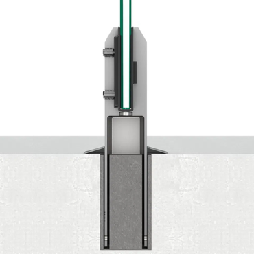 core drill glass spigot cutaway