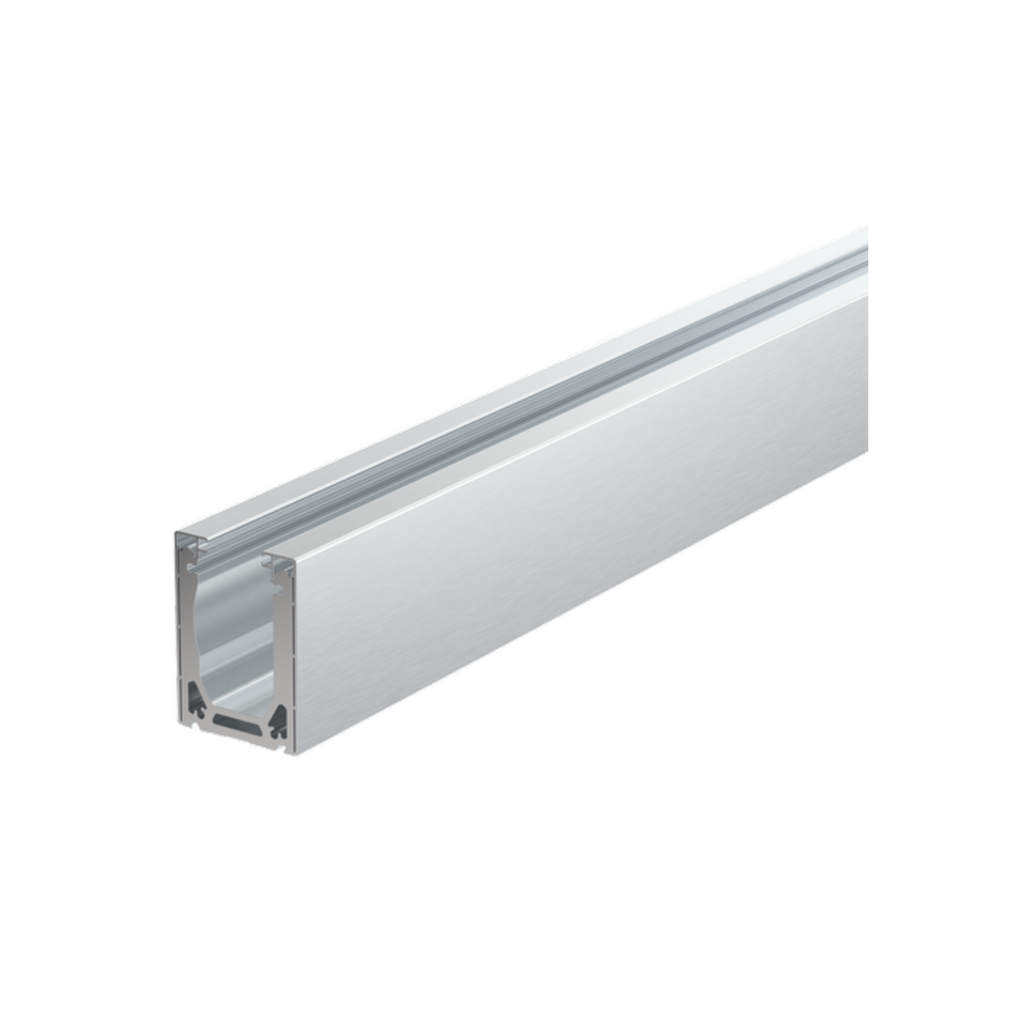Anodized Aluminum Glass Base Rail