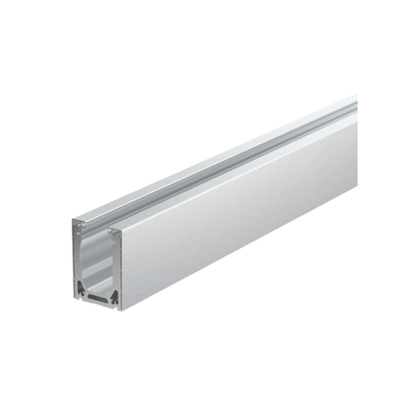 Anodized Aluminum Glass Base Rail