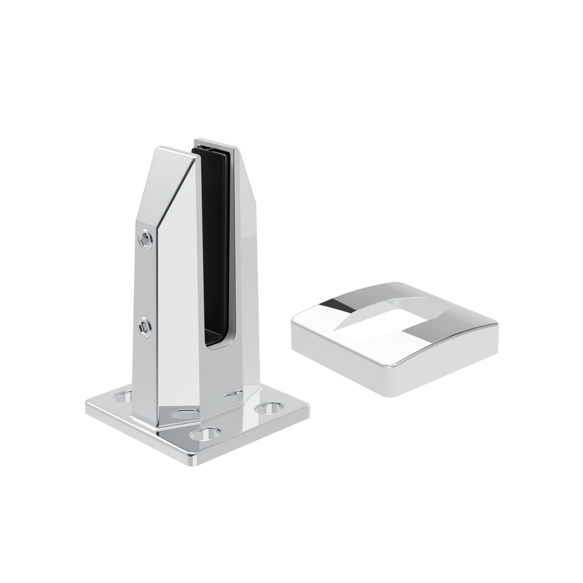 Polished Stainless_Steel_Glass_Railing_Spigot