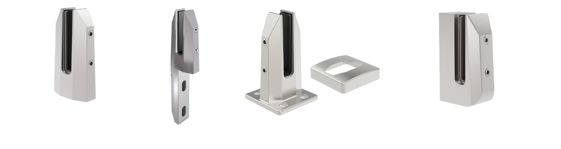 Tilt-Lock Frameless Glass Railing Hardware