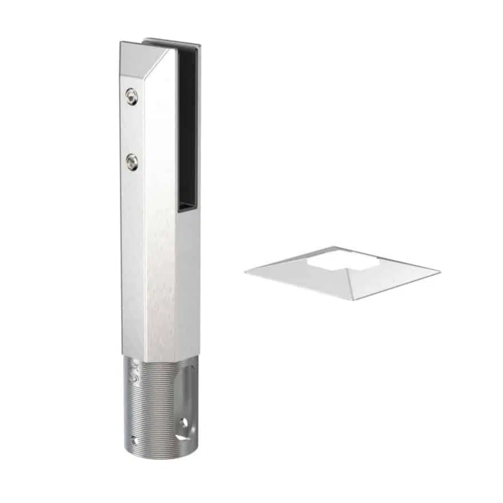 core drill glass railing spigot stainless steel