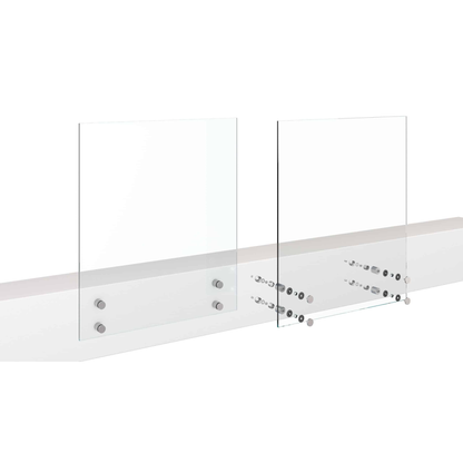 glass railing standoff pin glass panels