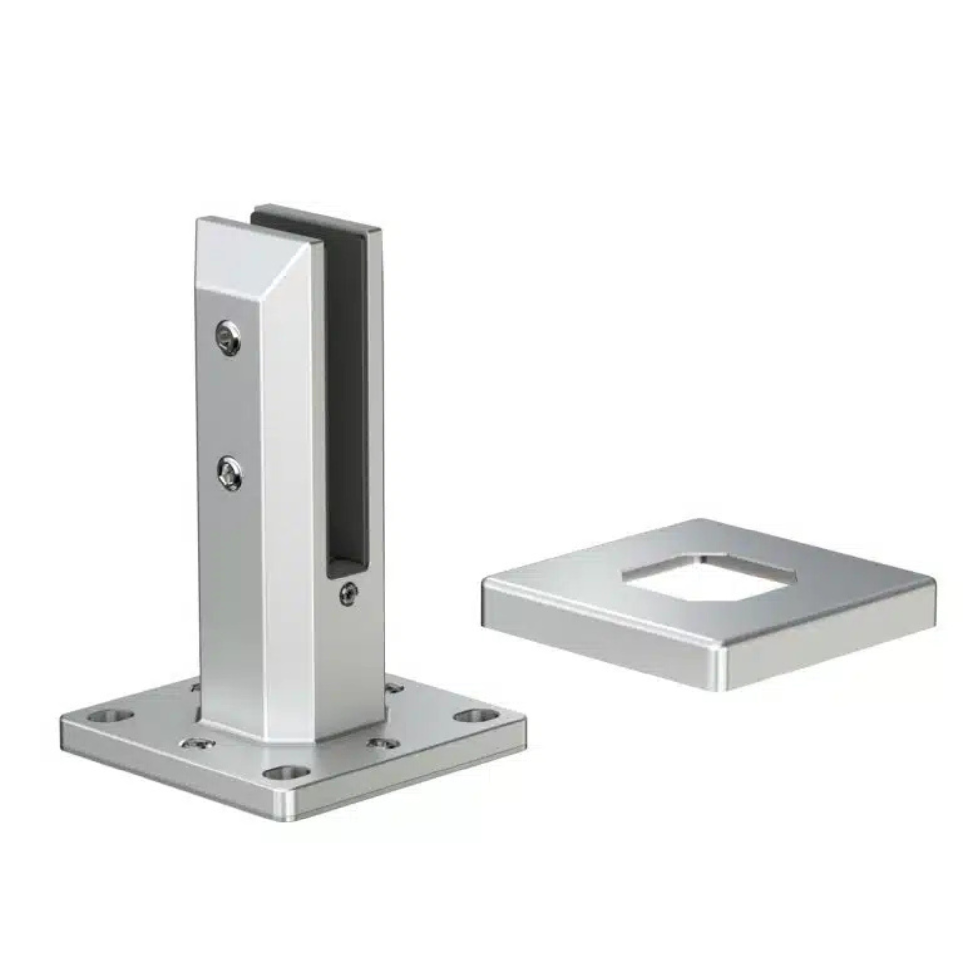 glass railing surface mount spigot stainless steel