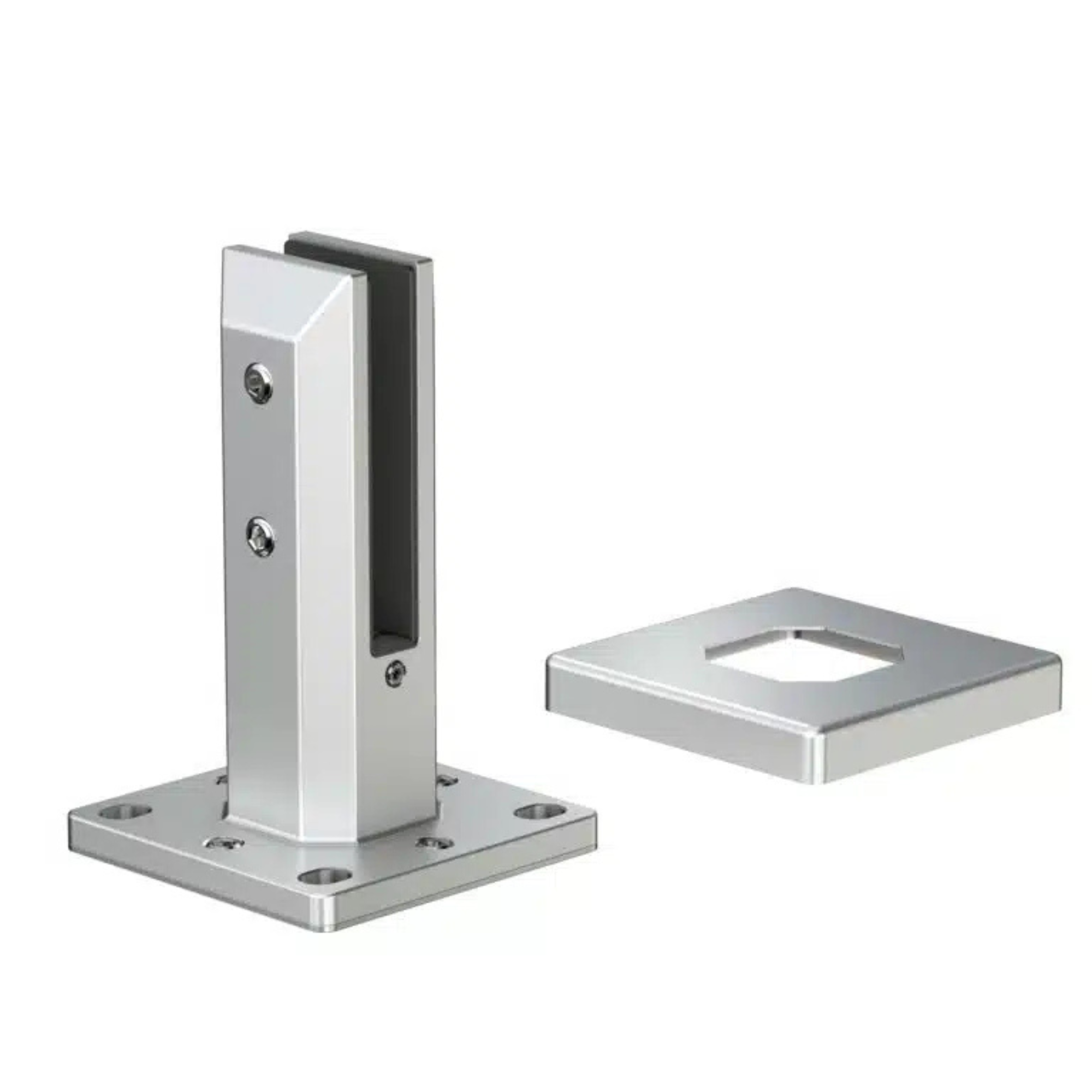 glass railing surface mount spigot stainless steel