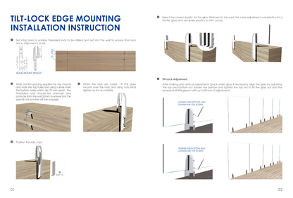 tilt-lock edge instructions
