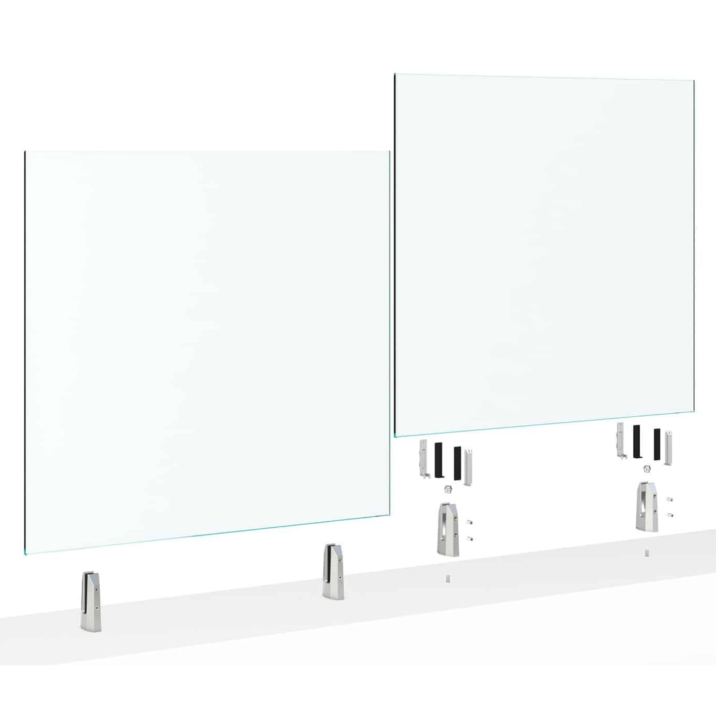 tilt lock concealed spigot glass panels